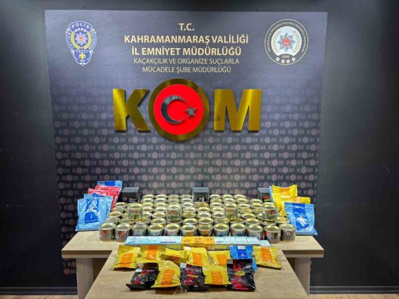 KAHRAMANMARAŞ’TA KAÇAK TÜTÜN VE SİGARA OPERASYONU: 3 GÖZALTI