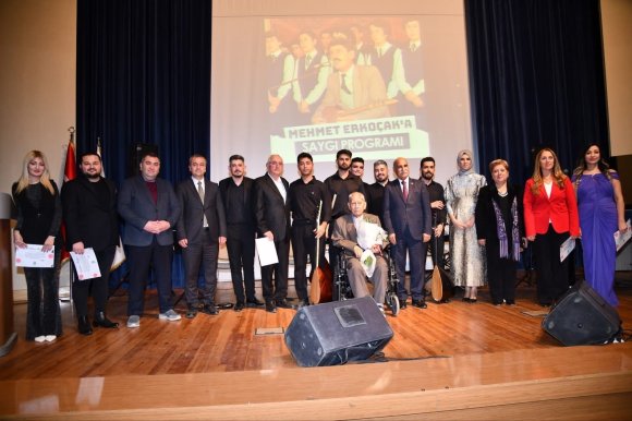 OSMANİYE’DE EĞİTİMCİ-YAZAR VE SANATÇI MEHMET ERKOÇAK SAYGI GECESİ