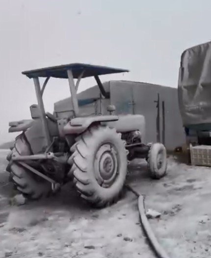 MERSİN’İN YÜKSEK RAKIMLI BÖLGELERİNDE KAR YAĞIŞI