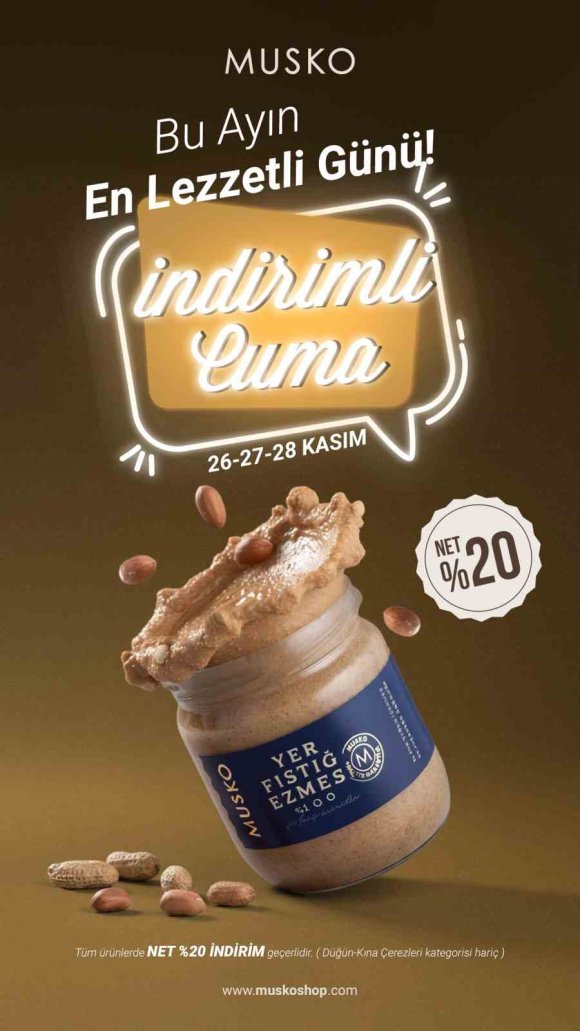 MUSKO KURUYEMİŞ’TEN "EFSANE KASIM" İNDİRİMLERİ