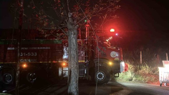 HATAY’DA ÇIKAN OTLUK YANGINI SÖNDÜRÜLDÜ