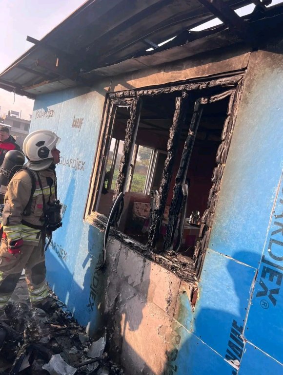 ANTAKYA’DA MÜSTAKİL EV YANDI