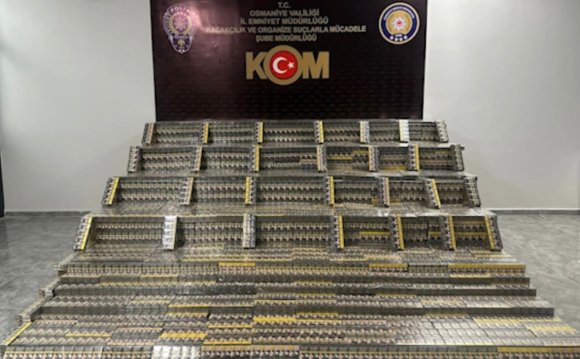 OSMANİYE’DE 89 BİN PAKET KAÇAK SİGARA ELE GEÇİRİLDİ