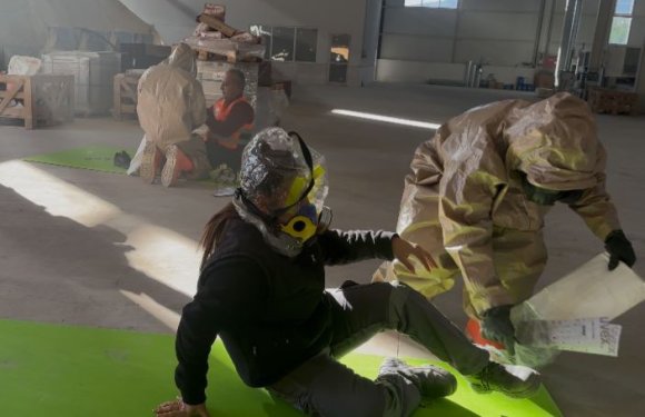 BURDUR’DA GERÇEĞİNİ ARATMAYAN YANGIN VE KBRN TATBİKATI