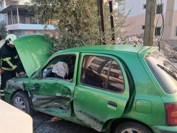 KIRIKHAN’DA TRAFİK KAZASI: 1 YARALI