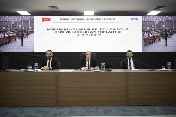 MERSİN BÜYÜKŞEHİR BELEDİYE MECLİSİNDE 20 MADDE GÖRÜŞÜLDÜ