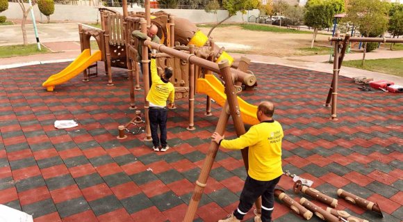 TARSUS’TA GASPIRALI PARKI MODERN BİR GÖRÜNÜME KAVUŞUYOR