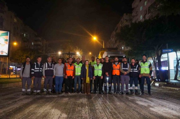 100. YIL BULVARI’NDA ASFALT ÇALIŞMASININ İLK ETABI TAMAMLANDI