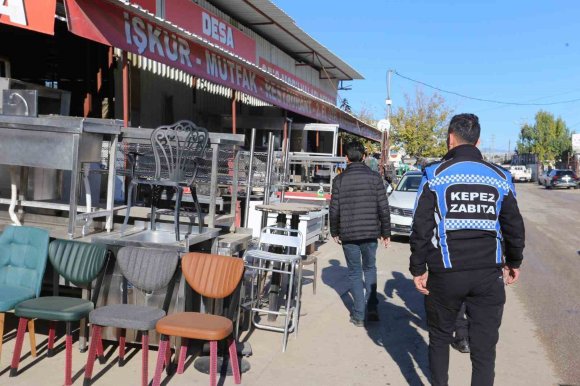 KEPEZ ZABITASI’NDAN HURDACILAR SİTESİ’NE DENETİM