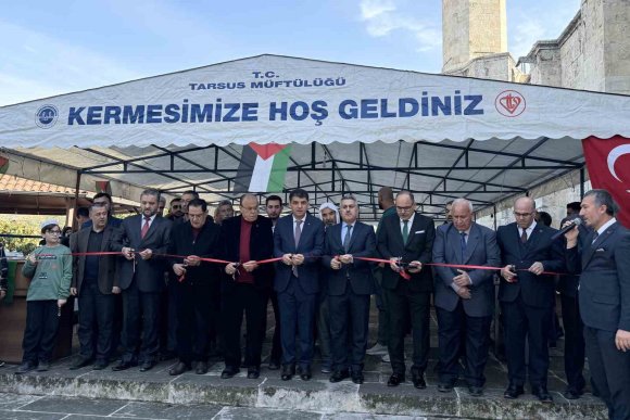 TARSUS’TA GAZZE’YE DESTEK AMAÇLI HAYIR ÇARŞISI KURULDU