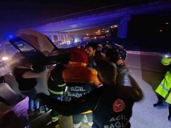 ANTAKYA’DA TRAFİK KAZASI: 2 YARALI