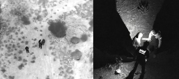 AFAD EKİPLERİ KAYIP ZİHİNSEL ENGELLİ VATANDAŞI TERMAL KAMERALARLA BULDU