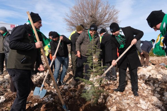 ŞEHİDİN ADI SEDİR ORMANINDA YAŞATILIYOR