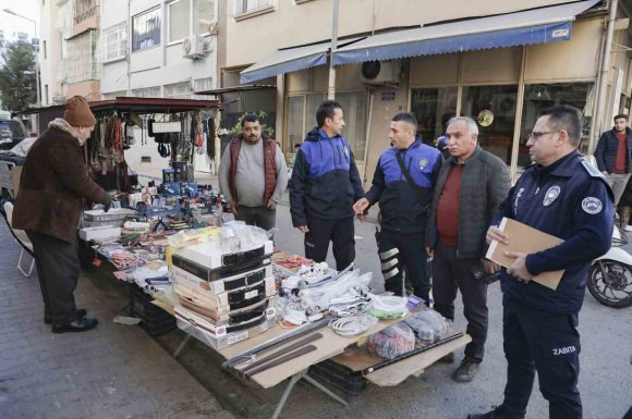 MERSİN’DE KALDIRIM İŞGALİNE İZİN VERİLMİYOR