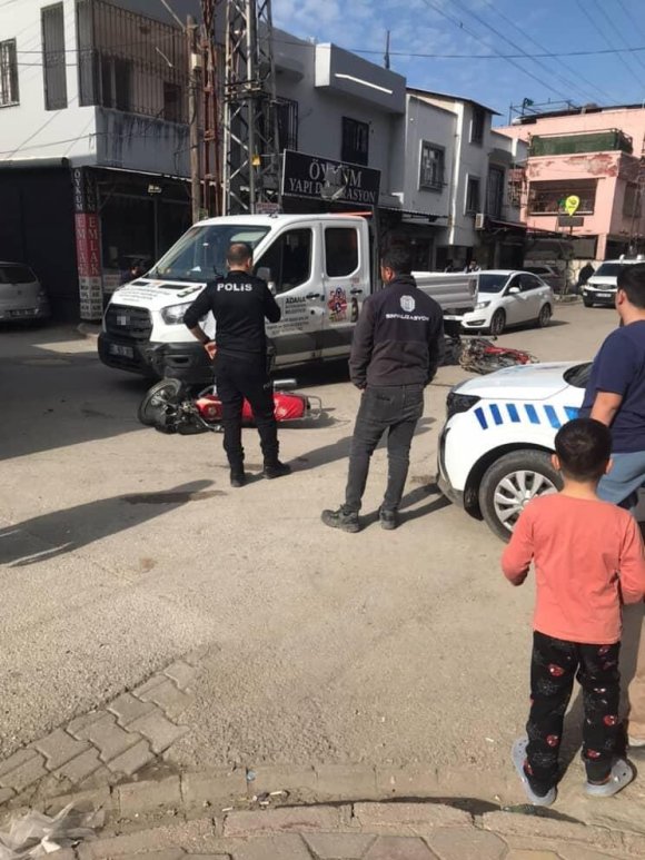 MOTOSİKLETLE POLİSTEN KAÇARKEN KAZA YAPTI YAKALANDI, 28 BİN TL CEZA YEDİ