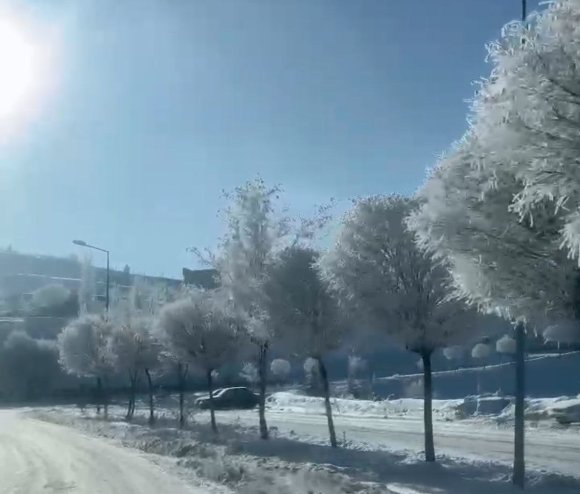 TUFANBEYLİ’DE EKSİ 20 DERECEDE KARTPOSTALLIK MANZARA