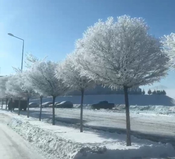 TUFANBEYLİ’DE EKSİ 20 DERECEDE KARTPOSTALLIK MANZARA