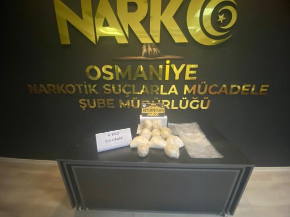 OSMANİYE’DE OTOBÜS BAGAJINDAN UYUŞTURUCU ÇIKTI: 1 TUTUKLAMA