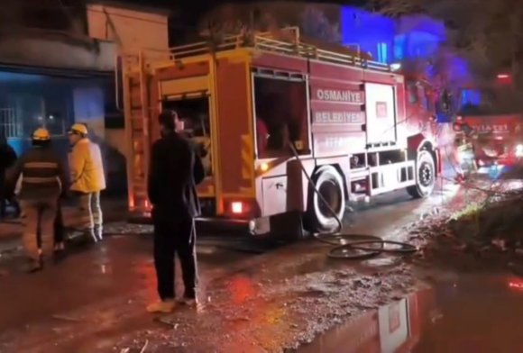 OSMANİYE’DE MÜSTAKİL EVDE ÇIKAN YANGIN SÖNDÜRÜLDÜ