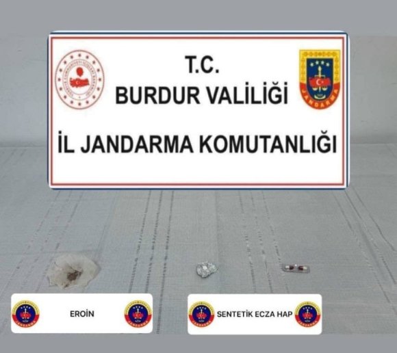 BURDUR’DA UYUŞTURUCU OPERASYONLARINDA 2 TUTUKLAMA