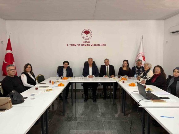 HATAY’DA KADIN KOOPERATİFLERİ GIDADA SIFIR ATIK KONUSUNDA BİLGİLENDİRİLDİ
