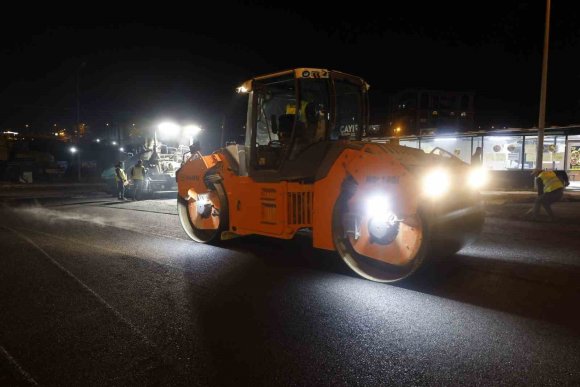 ANTAKYA OTOBÜS TERMİNALİ MEVKİİNDE CADDELER ASFALTLANDI