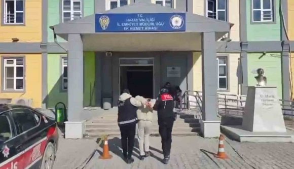 HATAY’DA 750 BİN LİRALIK HIRSIZLIK ŞÜPHELİSİ TUTUKLANDI