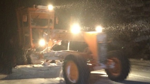 ANTALYA-KONYA KARAYOLUNDA KAR YAĞIŞI BAŞLADI