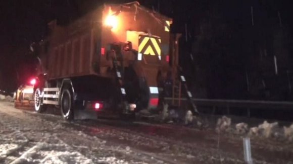 ANTALYA-KONYA KARAYOLUNDA KAR YAĞIŞI BAŞLADI