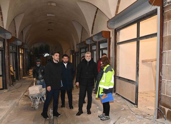 BAŞKAN GÖRGEL: "TARİHİ KAPALI ÇARŞI’MIZIN RESTORASYONU TAMAMLANIYOR"