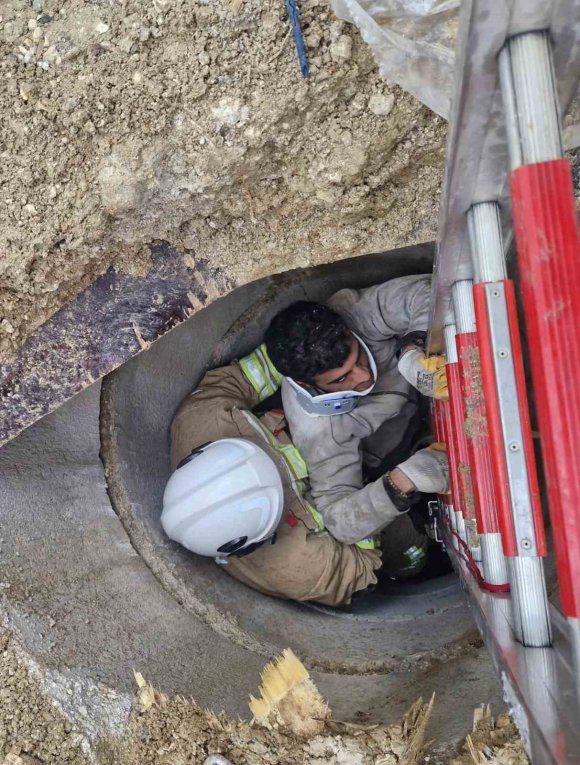 ANTAKYA’DA KUYUYA DÜŞEN VATANDAŞ YARALANDI