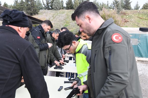 MERSİN’DE ORMAN MUHAFAZA PERSONELİNE ATIŞ EĞİTİMİ