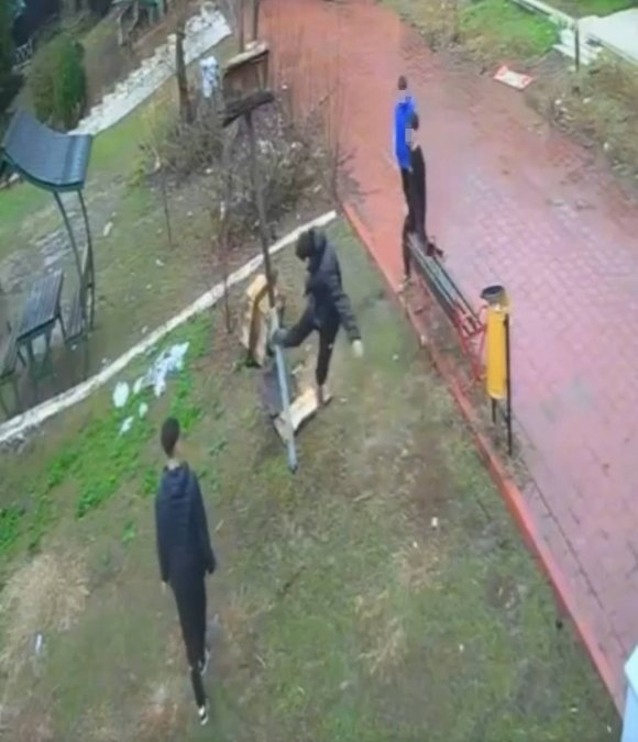 ADANA’DA PARKTAKİ KUŞ YUVASINI PARÇALADILAR