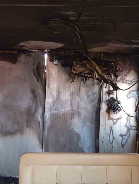 KIRIKHAN’DA KONTEYNER YANGINI