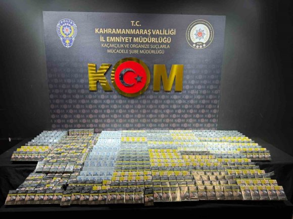 KAHRAMANMARAŞ’TA NARKOTİK VE KAÇAKÇILIK OPERASYONU: 1 TUTUKLAMA