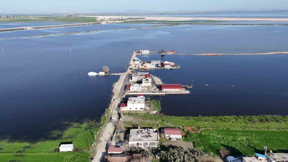 AMİK OVASI’NDA ŞİDDETLİ YAĞIŞLA BİRLİKTE TARIM ARAZİLERİ VE EVLER GÜNLERDİR SULAR ALTINDA