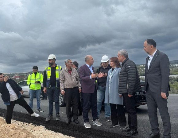 ÇEŞMELİ- KIZKALESİ OTOYOLUNDA ÇALIŞMALAR YERİNDE İNCELENDİ