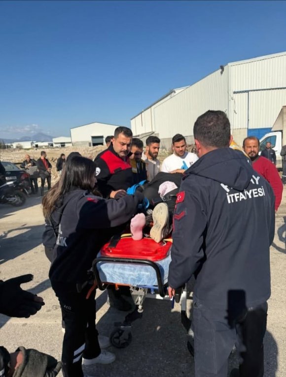 ANTAKYA’DA TRAFİK KAZASI: 1 YARALI