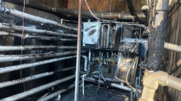 ALANYA’DA OTELİN KAZAN DAİRESİNDE ÇIKAN YANGIN KORKUTTU