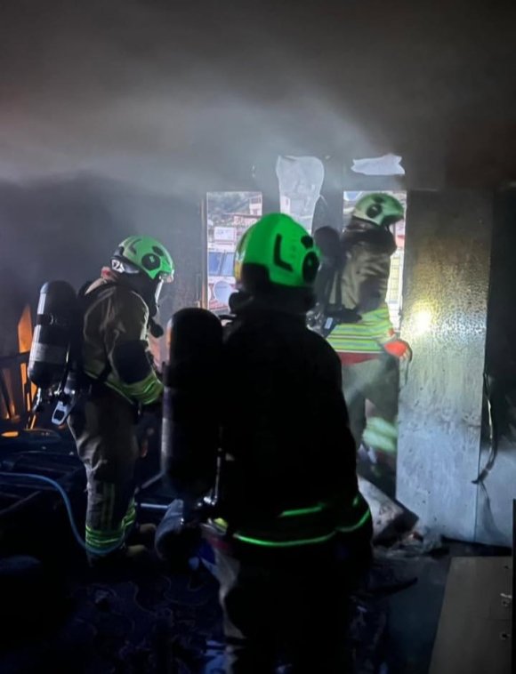 ANTAKYA’DA MESKEN YANGINI