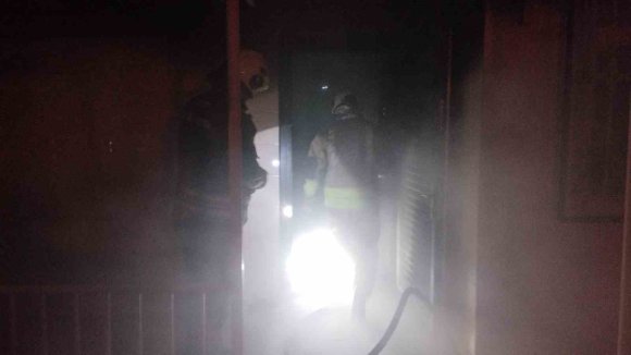 İSKENDERUN’DA EV YANGINI