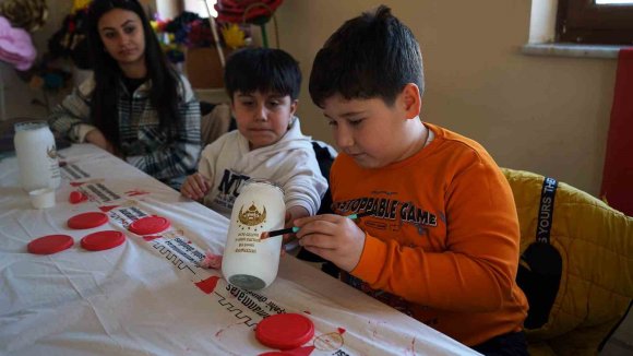 KAHRAMANMARAŞ’TA ÇOCUKLAR RAMAZAN KANDİLİ TASARLADI