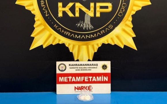 KAHRAMANMARAŞ’TA UYUŞTURUCU OPERASYONU: 1 TUTUKLAMA