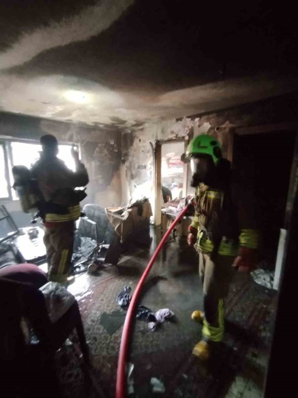 KAHRAMANMARAŞ’TA İKAMET YANGINI