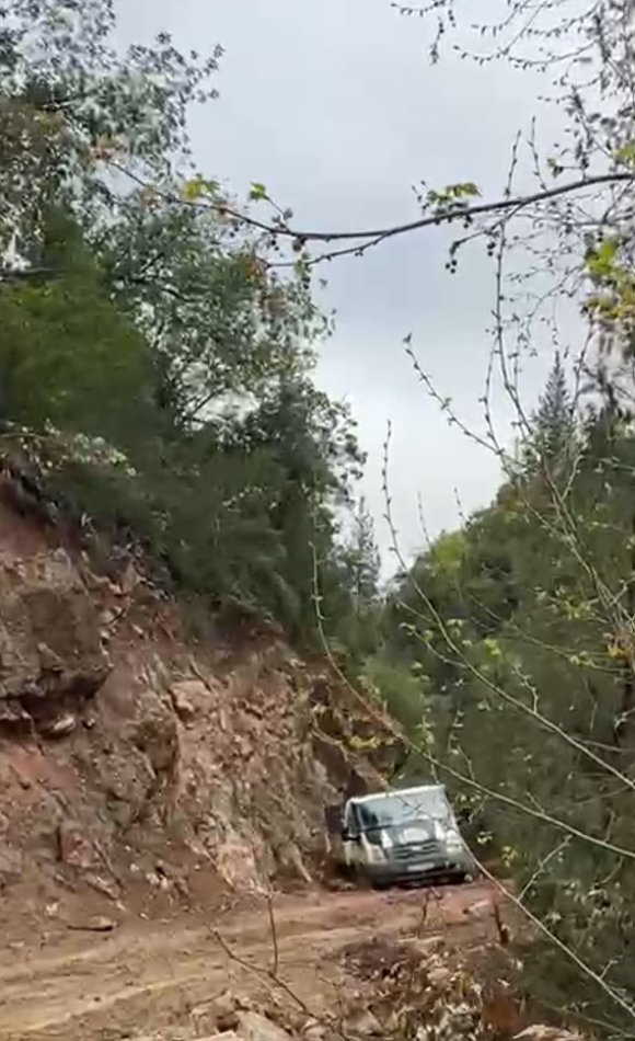 HEYELAN SONRASI YOL ÇAMURA BULANDI, OFFROAD YARIŞLARINI ARATMAYAN GÖRÜNTÜLER ORTAYA ÇIKTI