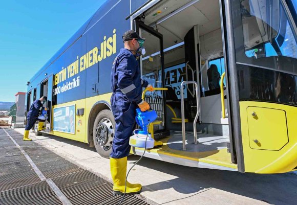 MERSİN’DE TOPLU TAŞIMADA HİJYEN VE GÜVENLİK ÖN PLANDA