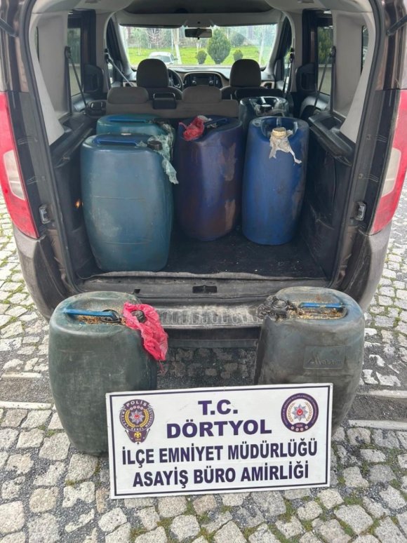 DÖRTYOL’DA TIRLARDAN MAZOT ÇALAN ŞÜPHELİ YAKALANDI