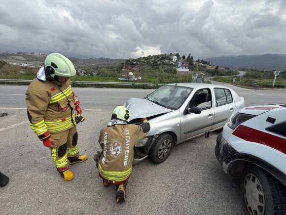 ARSUZ’DA TRAFİK KAZASI: 1 YARALI