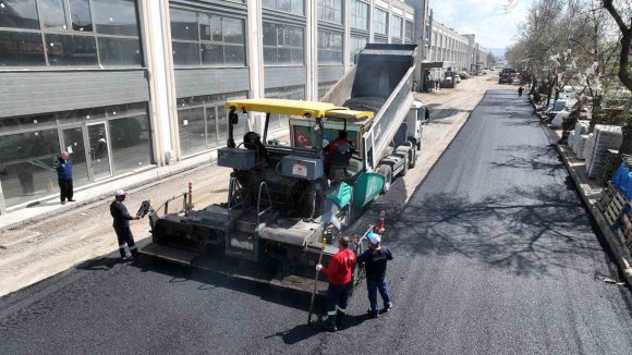 KAHRAMANMARAŞ’TA YAPIMI TAMAMLANAN TOPTANCILAR SİTESİ YOLUNA ASFALT