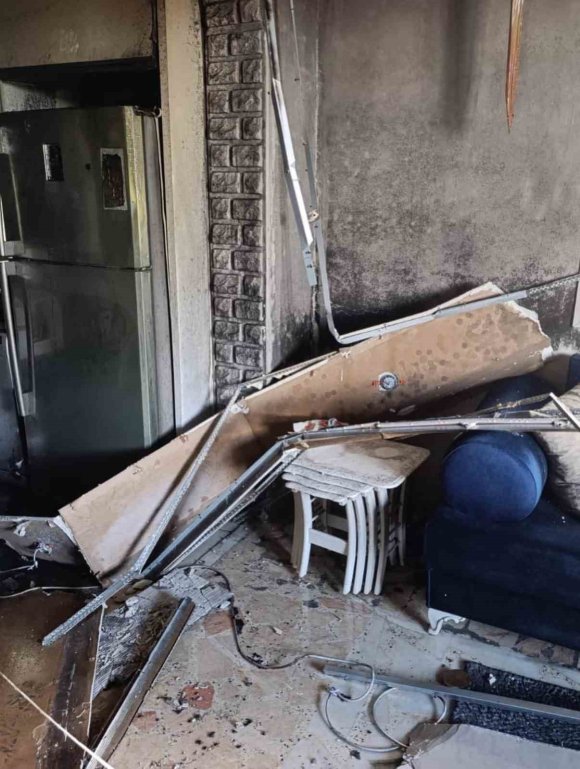 ANTAKYA’DA EV YANGINI